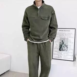 남자 기모 조거 트레이닝 세트 겨울 트레이닝룩 패션 편안한룩
