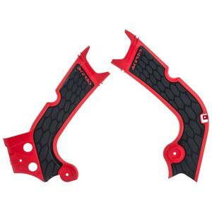 Acerbis X-Grip 프레임 가드 - 빨간색 / 검은색 (2736331018), 원 사이즈
