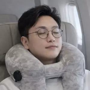 방석 쿠션 필수품 여행용 여행 목쿠션 에어 장거리 목베개 H형