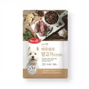 [3개묶음]바우와우 양고기 치즈샌드 100g