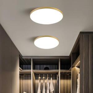 220V Led 천장 조명 황금 침실 실내 주방 홈 장식 방진 욕실 램프