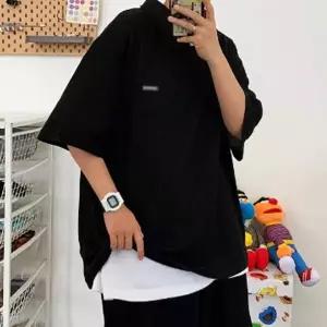 [골드스마일]루즈핏 남성 셔츠반팔 카라 반팔티 반바지 셋업 세트