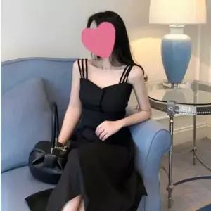 [하프클럽/]롱 원피스 오프숄더 나시 여름 드레스