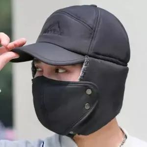 [하프클럽/]겨울 방한모자 귀마개 털 마스크 러닝
