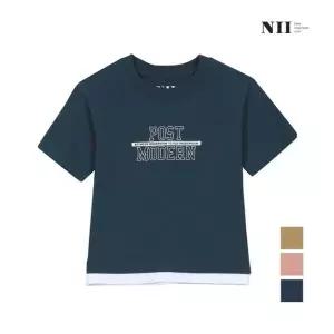 [NII] 아동 심플그래픽 레이어드 티셔츠_2NNKARUM3131 3440469