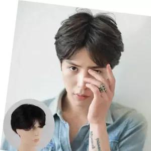 스타일 오대오 헤어 변신 가름마 군인 패션 남성가발