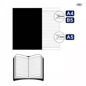 TBZ 블랙노트 B5 80매 옥스포드