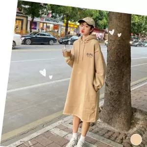 도툼 URD 롱원피스 후드 기모 120