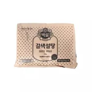 박스/백설갈색설탕3kgx6