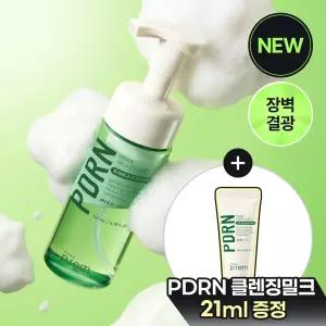 [NEW/쉐이킹버블] 메이크프렘 PDRN 밀크 에센스 버블 클렌저 145ml 기획 (+PDRN 클렌징밀크 21ml)