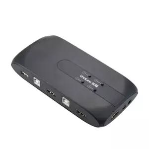 HDMI 4대연결 스위치 4 1 KVM 선택기 PC 조작화면복제 모니터 분배 어댑터 리모컨 공유