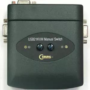 USB KVM 스위치 2:1 선택기KVM 형KVM 네트워크주변기기 컴퓨터 PC PC용품 용품