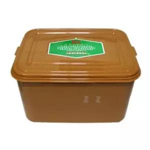 김치통 보관용기 반찬통 4p 밀폐용기 황토진공 항아리