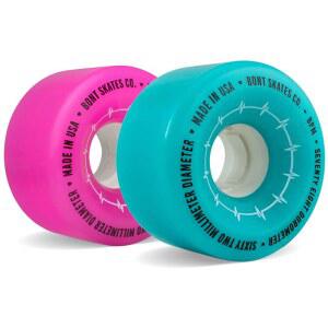 본트 스케이트 BPM 쿼드 롤러 야외 바퀴 - 레크리에이션 아스팔트 보도 보드워크 스트리트 62X35MM 78A 미국산 (감마 블루 4개 세트)