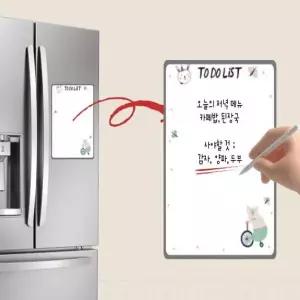 WL 고무 자석 화이트보드 시트지 메모 보드