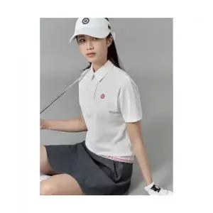[국내정품] 빈폴 BEANPOLE GOLF 여성 블루종핏 반팔 티셔츠 아이보리 BJ5342A120 130311