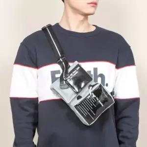 [하프클럽/]웨이스트백 가방 캐주얼 힙색 바디백 슬링백 그레이