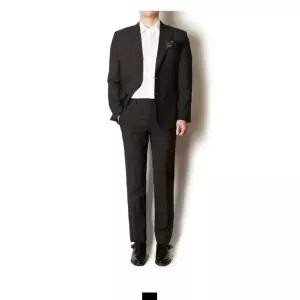 [하프클럽/]TBZ 블랙스판 체크 남자셋업수트