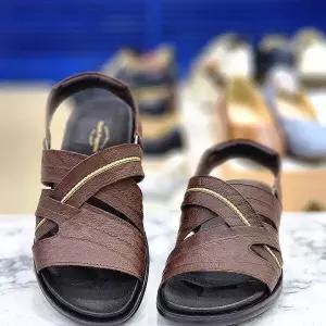 허시파피남성 브라운 데일리 슬리퍼 겸용 컴포트 샌들 3CM 3MN0122533666