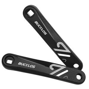 BUCKLOS EBIKE 산악 자전거 스퀘어 / 다이아몬드 중공 크랭크 암 -152MM /170MM /175MM MTB 알루미늄 크랭크세트 전기 로드 바이크 통근 운동