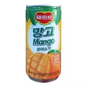 [롯데] 롯데칠성음료 델몬트 망고 로어슈거 180ml x 90개