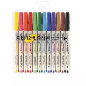 8400 자바12색네임펜