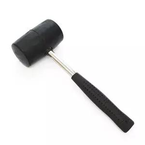 [하프클럽/]쇠 손잡이 고무망치 500g 캠핑망치 hammer