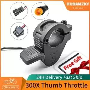 Ebike 엄지 스로틀 WUXING 300X 오른쪽/왼쪽 손 24V 36V 48V 72V 전기 자전거 가속기