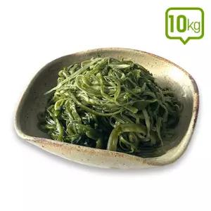 (장흥해초) 염장 미역줄기 10Kg 생미역 데친 해조 해조류 해초류 국수 바다음식