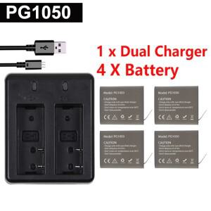 3.7V 1050mAh PG1050 충전식 리튬 이온 배터리 EKEN H9 H8 PRO SJ4000 WIFi SJCAM 스포츠 액션 카메라 DV