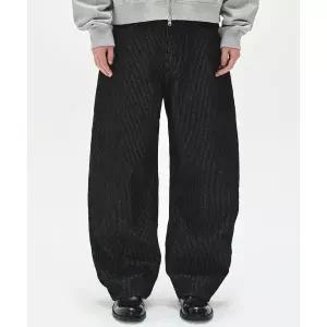 매장정품 소버먼트 SOVERMENT 핀 스트라이프 커브드 데님 팬츠 26ss-scp 753118