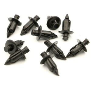 차량용 선정리 10X 4mm 5mm 6mm 리벳 페어링 바디 트림 패널 패스너 나사 푸시 클립 스즈키 혼다 야마하 가와사키 유니버설