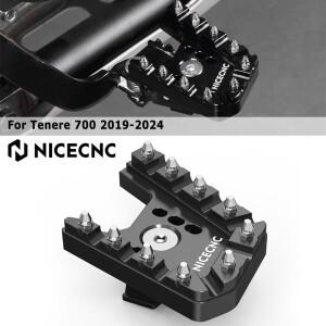 2019-2024 Yamaha Tenere 700 액세서리 오토바이 브레이크 레버 확장 페달 스텝 팁 플레이트 확대 익스텐더