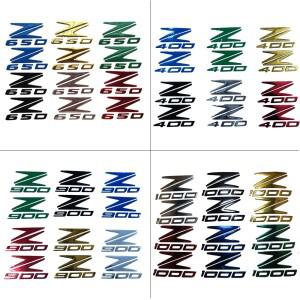 가와사키 닌자 Z400 Z650 Z1000 ZX6R 오토바이 3D 엠블럼 배지 데칼 탱크 스티커
