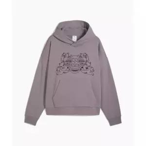 푸마 puma PUMA X 립앤딥 박시 그래픽 후디 TR 플럼 잼 63241464 224883