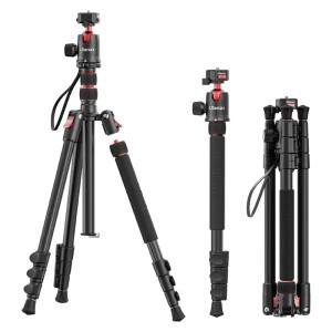 Ulanzi DSLR 카메라용 클로 퀵릴리즈 삼각대  모노포드 360 ° 파노라마 헤드 180 ° 리버터블 다리 TT31