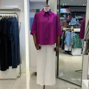 안지크 DP02 뒤 주름배색 케이프st 뒤 주름배색 케이프st  AK2BL5380