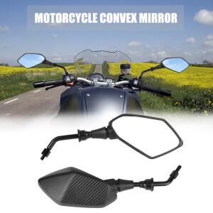 8mm 10mm 뒷면 볼록 거울 핸들 바 엔드 사이드 백미러 스쿠터 전자 자전거 Motocycle 1 쌍 오토바이