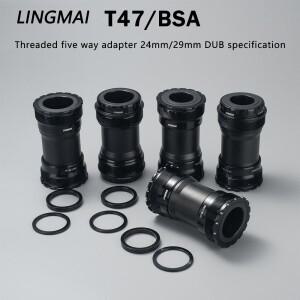 자전거 밑면 브래킷 세라믹 베어링 BB T47 스레드 68mm 73mm 86.5mm Bsa 산악 도로 중앙 운동 DUB