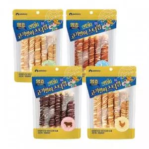 [2개묶음]펫스토리 멍쵸 고기말이 스틱껌 200g