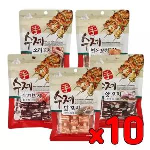 [10개묶음]펫스토리 수제 꼬치 90g