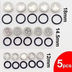 오토바이 상부 펌프 마스터 실린더 브레이크 오일 창 미러 시력 유리 고무 가스켓 18mm