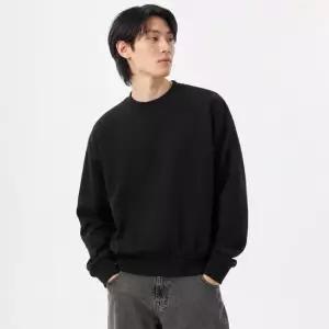 피어오브갓 클래식 핏 플리스 크루넥 맨투맨 192SP252040F JET BLACK)