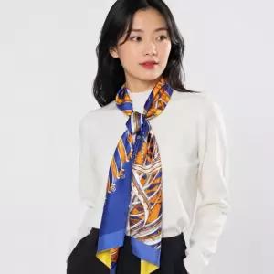 피쉬 프린트 실크 방도 320927 775486)