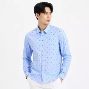 메종키츠네 PROFILE FOX CASUAL SHIRT MM00408WC5022-B410) 프로필 폭스 캐주얼 셔츠)