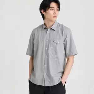 CP컴퍼니 Popeline Pocket Shirts 16CMSH208A 005328G 913) 포플린 포켓 반팔 셔츠)