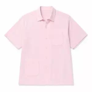 Camp Shirt C - Pink Cotton Handkerchief 24S1A004-OR015-SV070) 캠프 셔츠 코튼 행커치프)