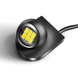 LUYED 보조 백업 주차 후진 LED 전구 1200 루멘 6500K 화이트 3020 6-EX 칩셋, 자동차용 야간 성능 테일 라이트 카메라 조명 강화