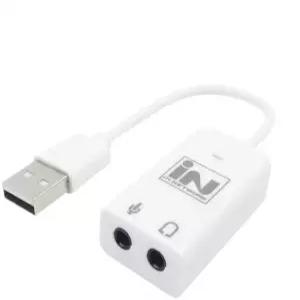 외장형 USB 사운드카드 7.1채널 노트북 컴퓨터 PC 마이크 이어폰 스피커 변환젠더 3.5mm 오디오 잭 컨버터
