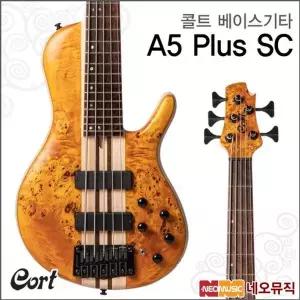 콜트 A5 Plus SC/AOP 베이스기타 / Cort 일렉베이스 5현